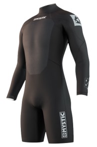 Mystic - Brand Shorty 3/2mm Backzip Manches Longues Combinaison Néoprène