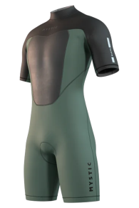 Mystic - Brand Shorty 3/2 Backzip Combinaison Néoprène