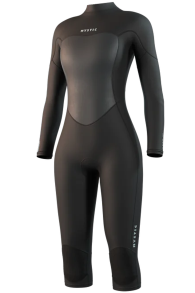 Mystic - Brand Longarm Shortleg 3/2 Backzip 2025 Combinaison Néoprène Femmes