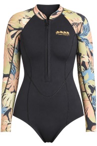 Billabong-Salty Dayz 2/2 LS Spring Shorty Combinaison Femme