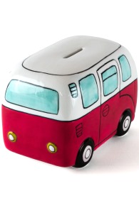 Devoted-Surf Van Piggy Bank