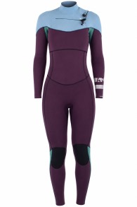 Hurley-ADVANT 4/3 Frontzip Femme Combinaison Néoprène