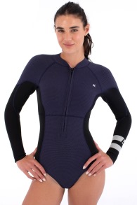 Hurley-Air 2/2 Texture Springsuit Femme 2026 Combinaison néoprène