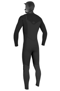 ONeill-Hyperfreak 5/4+ Chest Zip à Cagoule Combinaison Néoprène Homme