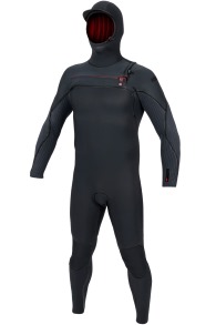 ONeill-Hyperfreak Fire 5/4+ Chest Zip Hooded Combinaison Néoprène Homme