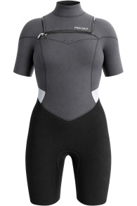 Prolimit-Fire 2/2 Shorty Double Frontzip 2025 Combinaison Néoprène Femmes