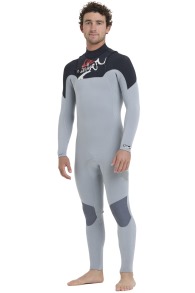 Quiksilver-Young Guns 4/3 Frontzip 2026 Combinaison Néoprène Homme