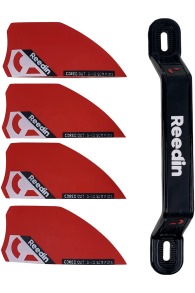 Reedin Kiteboarding-5cm fin set incl Handle