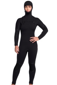 Roxy-Elite Xtra Warm 6/5 Frontzip Cagoule 2026 Combinaison Néoprène Femme