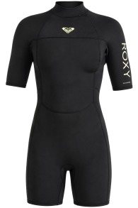 Roxy-Prologue 2/2 Shorty Backzip Femme 2026 Combinaison néoprène