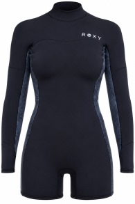 Roxy-Swell Natural 2.0mm LS Backzip 2026 Shorty Combinaison Néoprène Femme