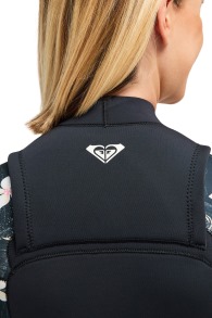 Roxy-Swell Natural 4/3 Frontzip Combinaison Néoprène Femme