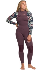 Roxy-Swell Natural 4/3 Frontzip Femme 2026 Combinaison Néoprène
