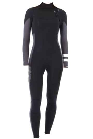 Hurley Supply Overalls Combinaison Femme - 100% Coton Sergé Confortable