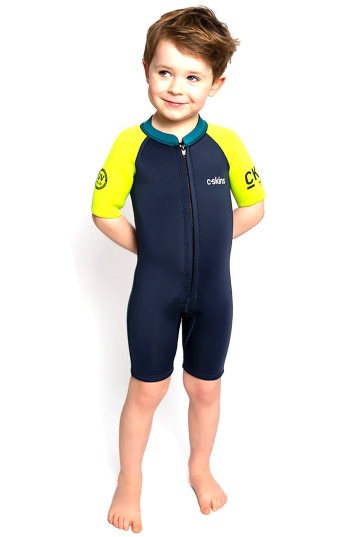 C-Skins-NuWave C-Kid Baby Frontzip Shorty Combinaison Néoprène Enfant