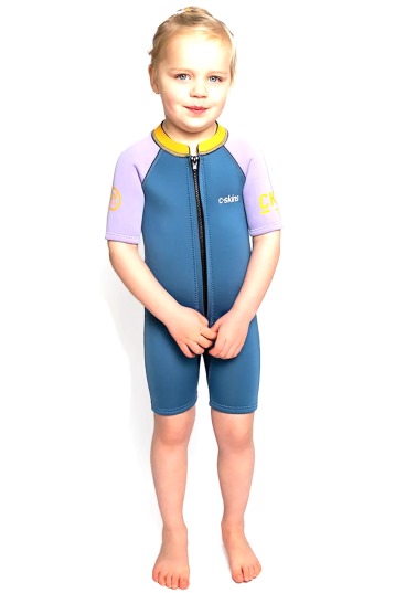 C-Skins-NuWave C-Kid Baby Frontzip Shorty Combinaison Néoprène Enfant