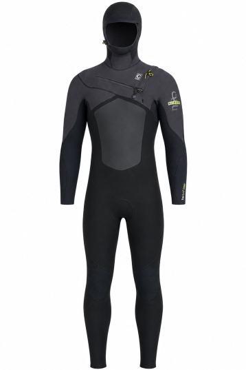 C-Skins-NuWave ReWired 5/4 Frontzip à Cagoule Combinaison Néoprène Homme