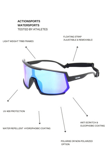 Dirty Habits-Ride Lunettes Polarisées Sports Nautiques