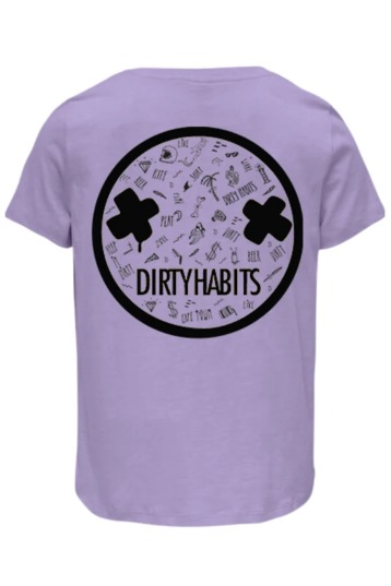 Dirty Habits-Tee-shirt Dirty Habits Lilac