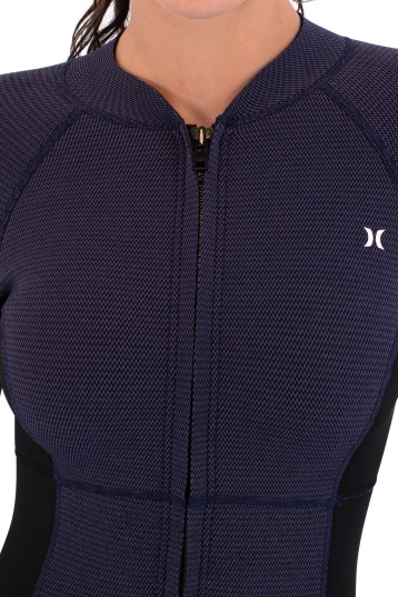Hurley-Air 2/2 Texture Springsuit Femme 2026 Combinaison néoprène