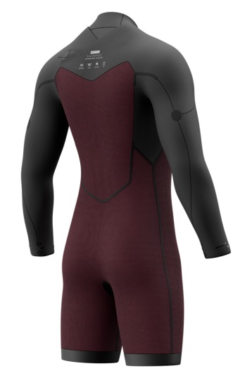Mystic-Motion 3/2 Longarm Shorty Frontzip 2027 Combinaison Néoprène Homme