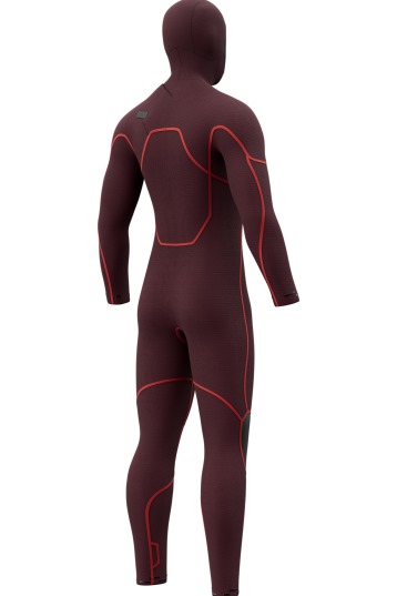 Mystic-Motion 5/3 Frontzip à Cagoule 2027 Combinaison Néoprène Homme