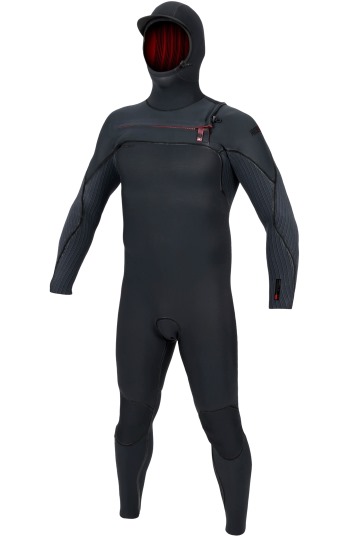 ONeill-Hyperfreak Fire 5/4+ Chest Zip Hooded Combinaison Néoprène Homme