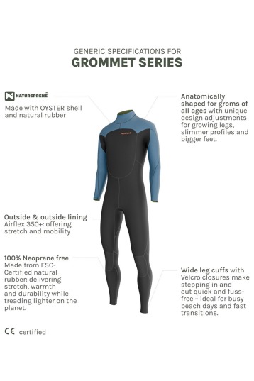 Prolimit-Grommet 5/4 Backzip 2026 Combinaison néoprène