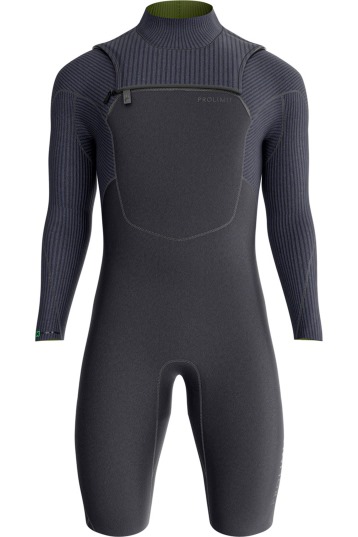 Prolimit-Predator Sunset 2/2 Shorty Manches Longues Double Zip Frontal 2026 Combinaison Néoprène