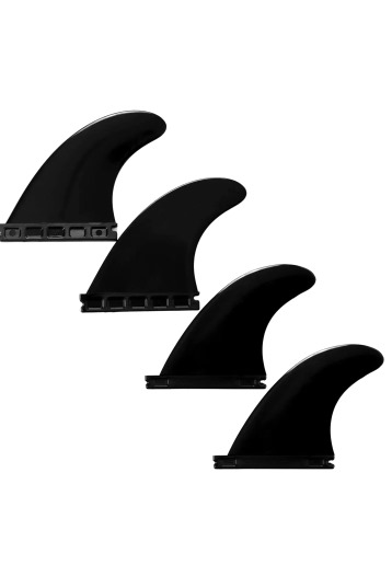 Set De 4 Ailerons De Kiteboard Sharplace – Fibre De Verre Et Nylon, 48x13,4 Mm, Avec Rondelles, Pour Surf Et Kite