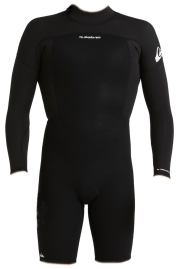Quiksilver-Prologue 2/2 Longarm Shorty Backzip 2025 Combinaison Néoprène