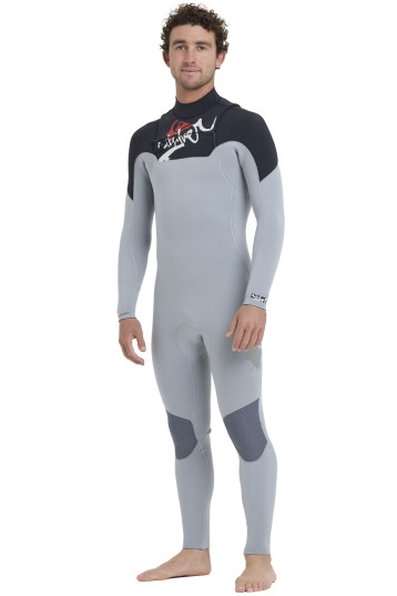 Quiksilver-Young Guns 4/3 Frontzip 2026 Combinaison Néoprène Homme