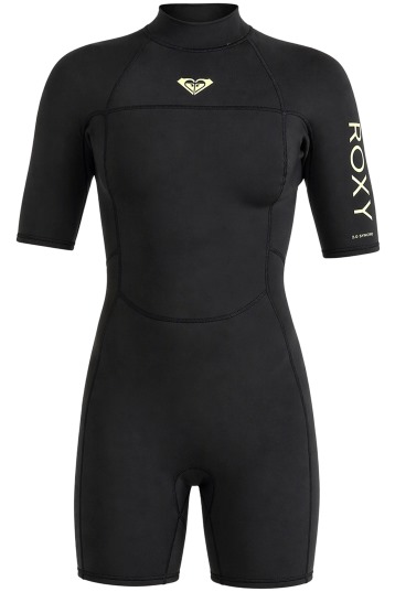 Roxy-Prologue 2/2 Shorty Backzip Femme 2026 Combinaison néoprène
