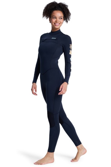 Roxy-Swell Natural 3/2 Frontzip 2026 Combinaison néoprène
