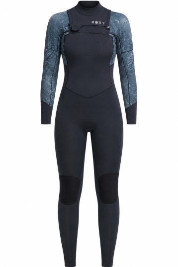 Roxy-Swell Natural 4/3 Frontzip Combinaison Néoprène Femme