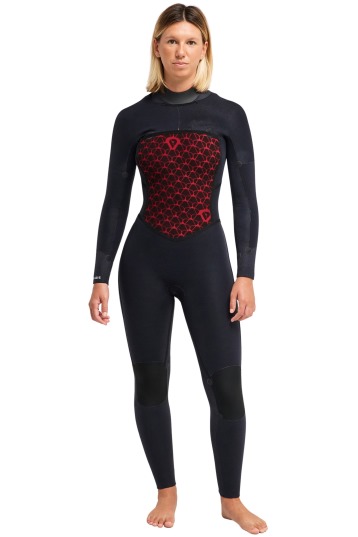 Roxy-Swell Natural 4/3 Frontzip Combinaison Néoprène Femme