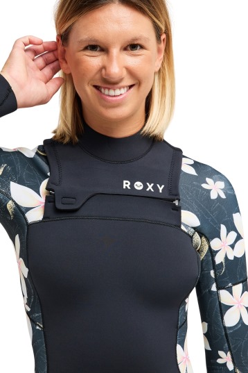 Roxy-Swell Natural 5/4 Frontzip 2026 Combinaison Néoprène Femme