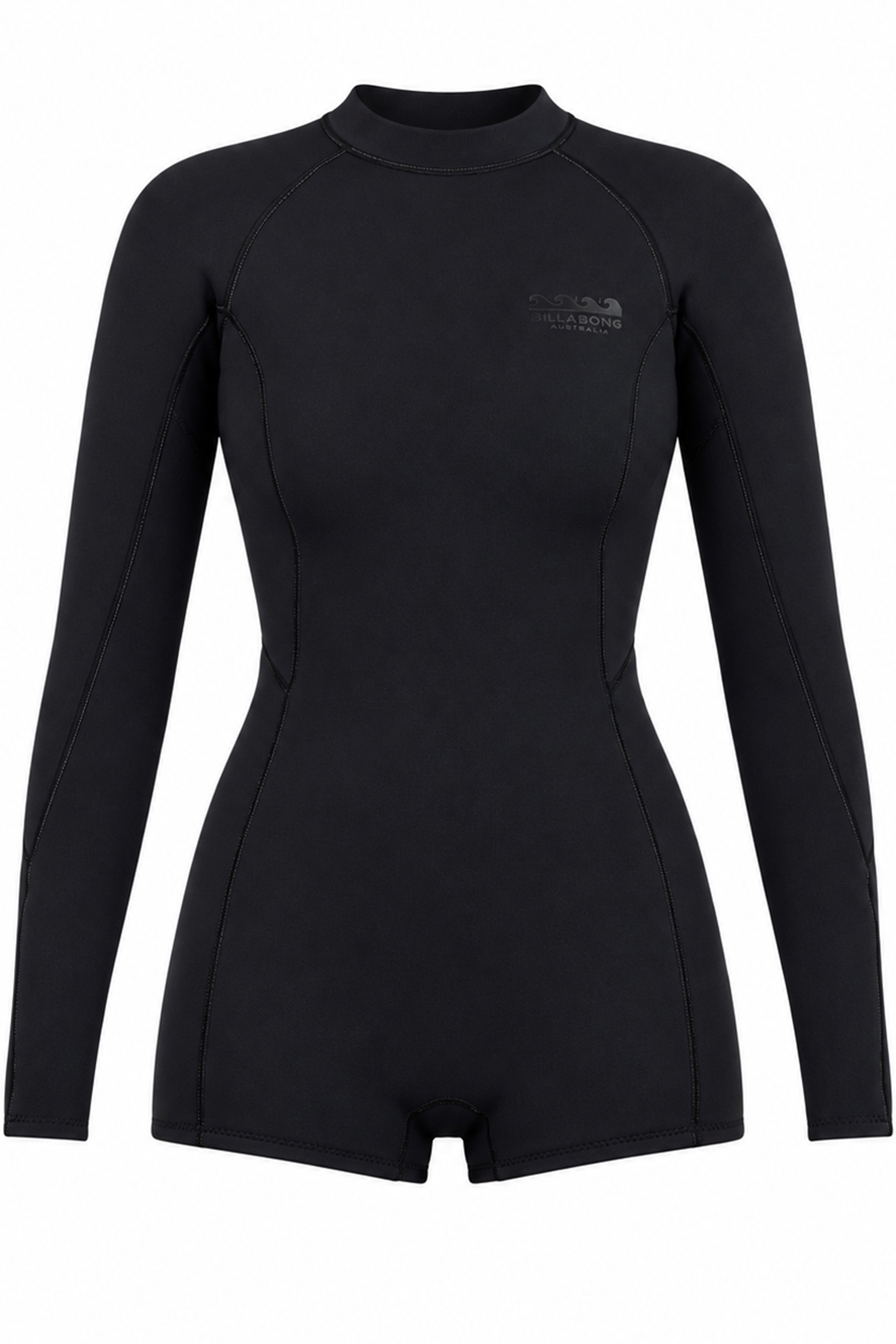 Billabong-Spring Fever 2mm LS Backzip Shorty Combinaison Néoprène Femme
