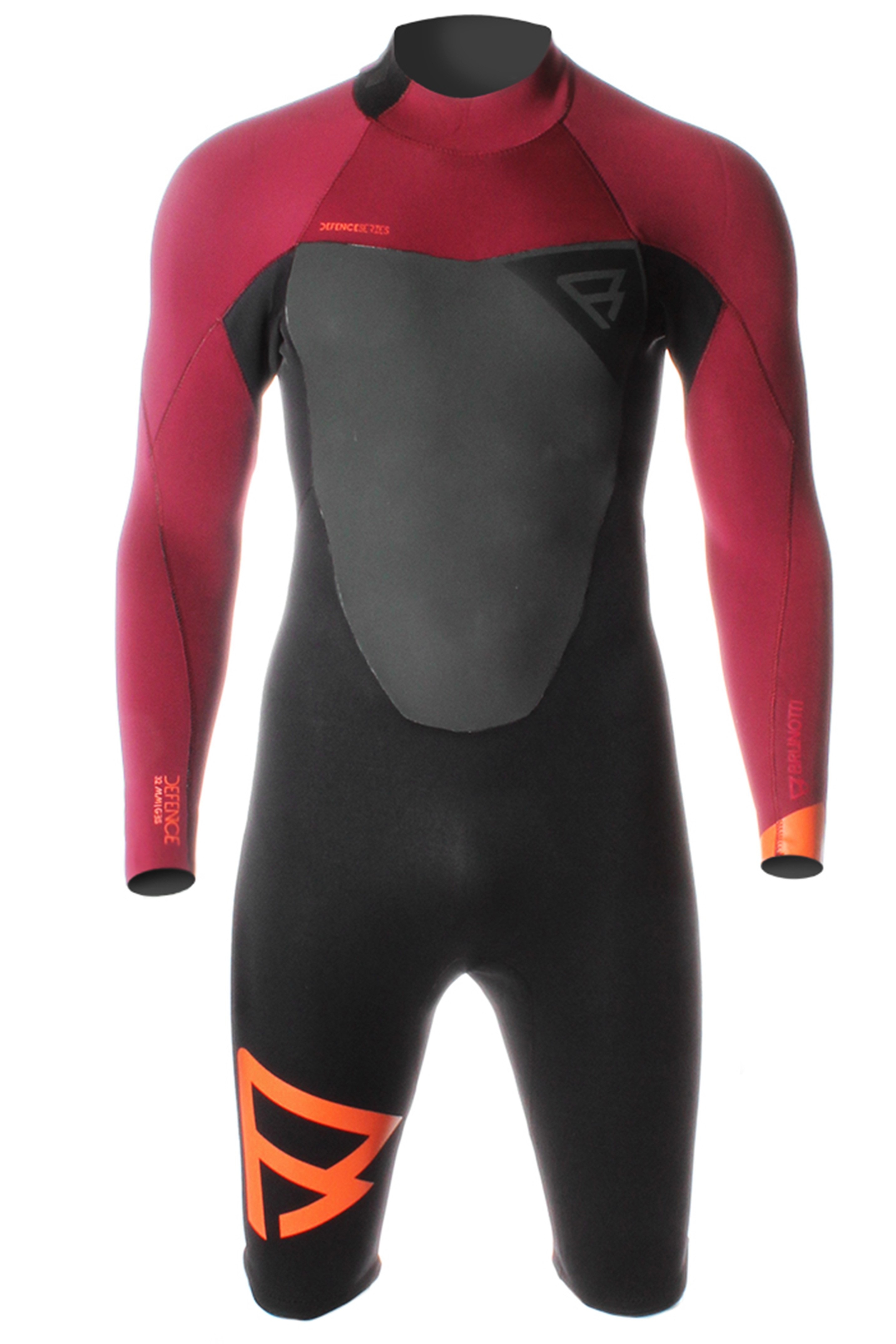 Brunotti-Defence Longarm Shorty 3/2 Backzip Combinaison Néoprène Homme