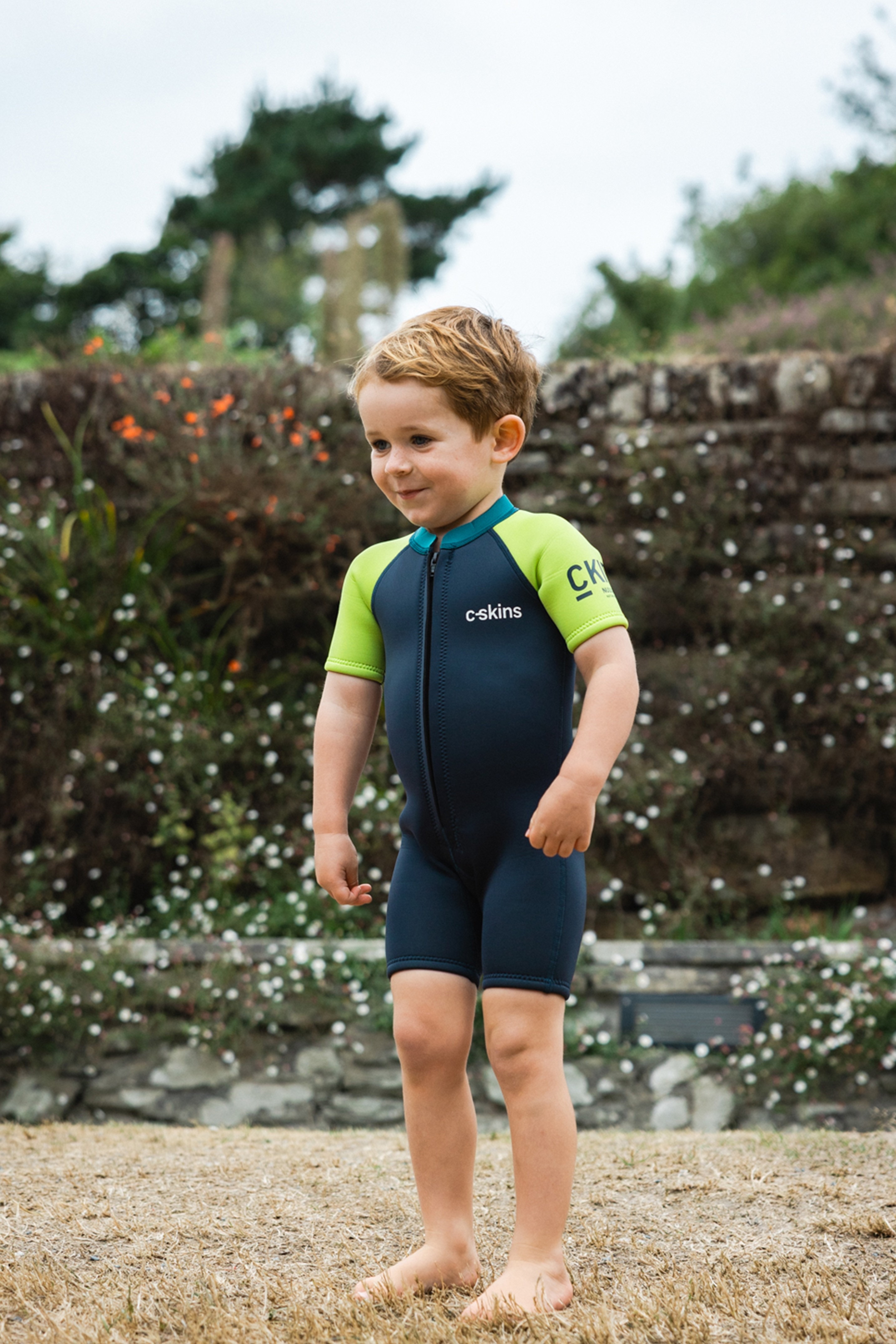 C-Skins-NuWave C-Kid Baby Frontzip Shorty Combinaison Néoprène Enfant