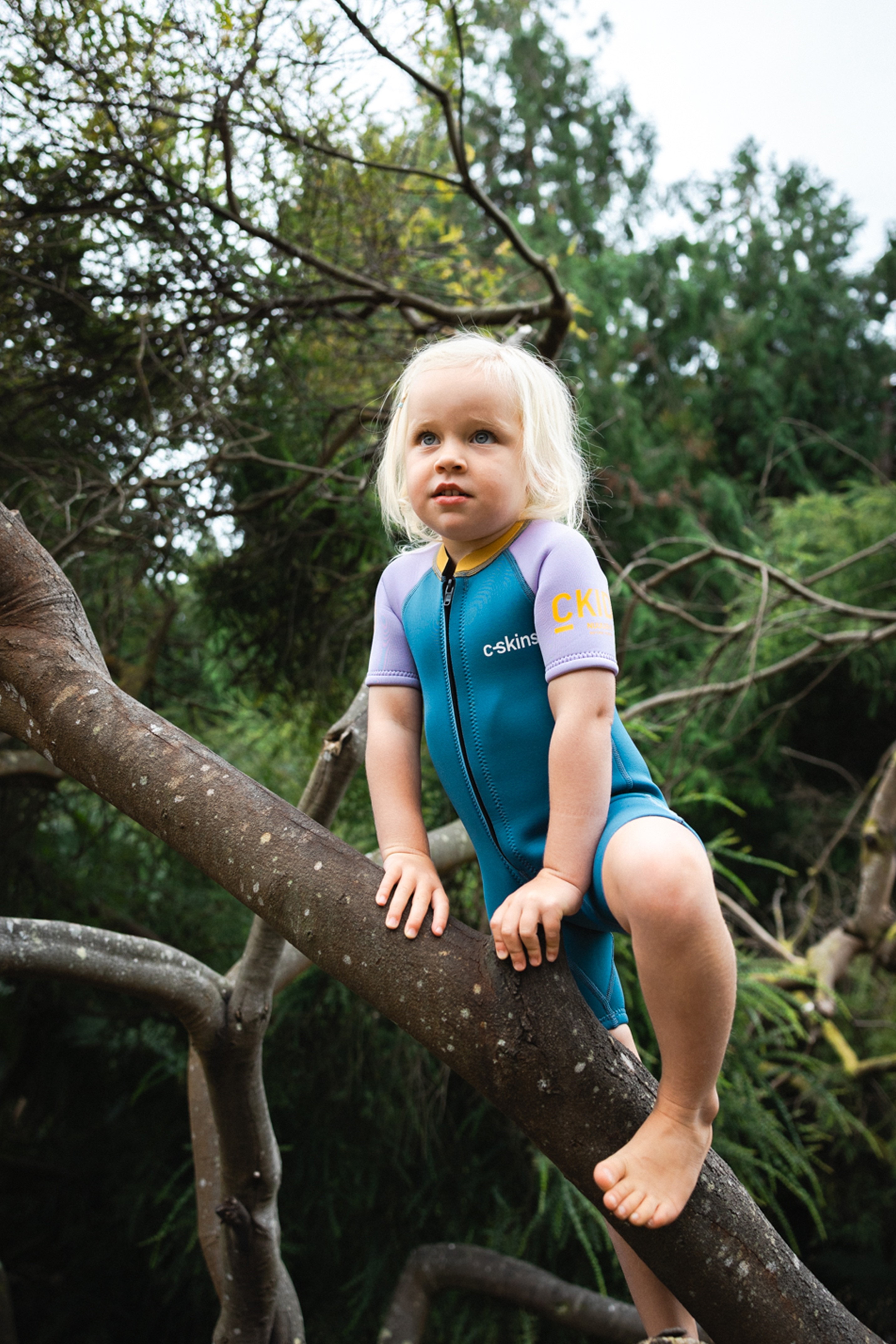 C-Skins-NuWave C-Kid Baby Frontzip Shorty Combinaison Néoprène Enfant