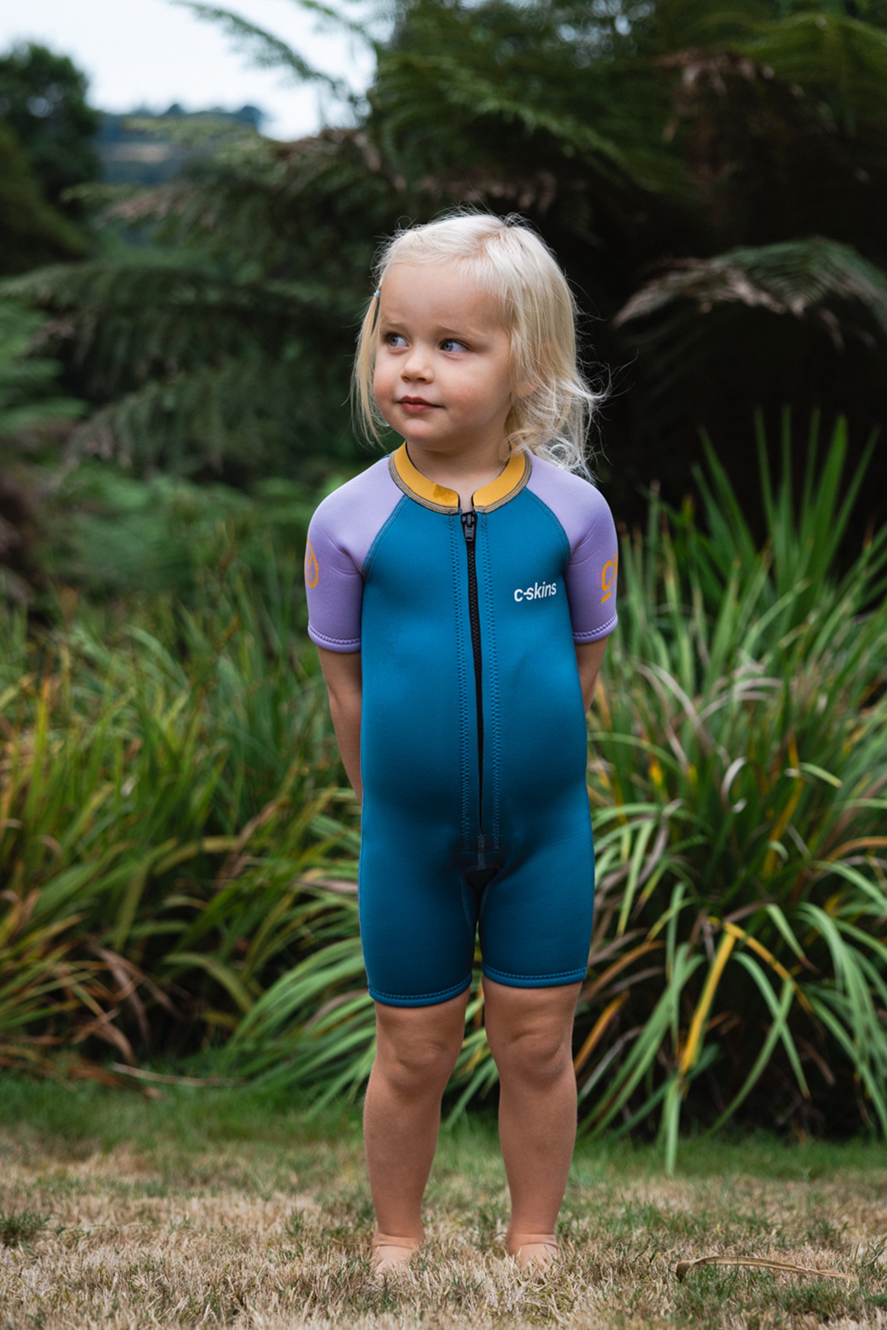 C-Skins-NuWave C-Kid Baby Frontzip Shorty Combinaison Néoprène Enfant