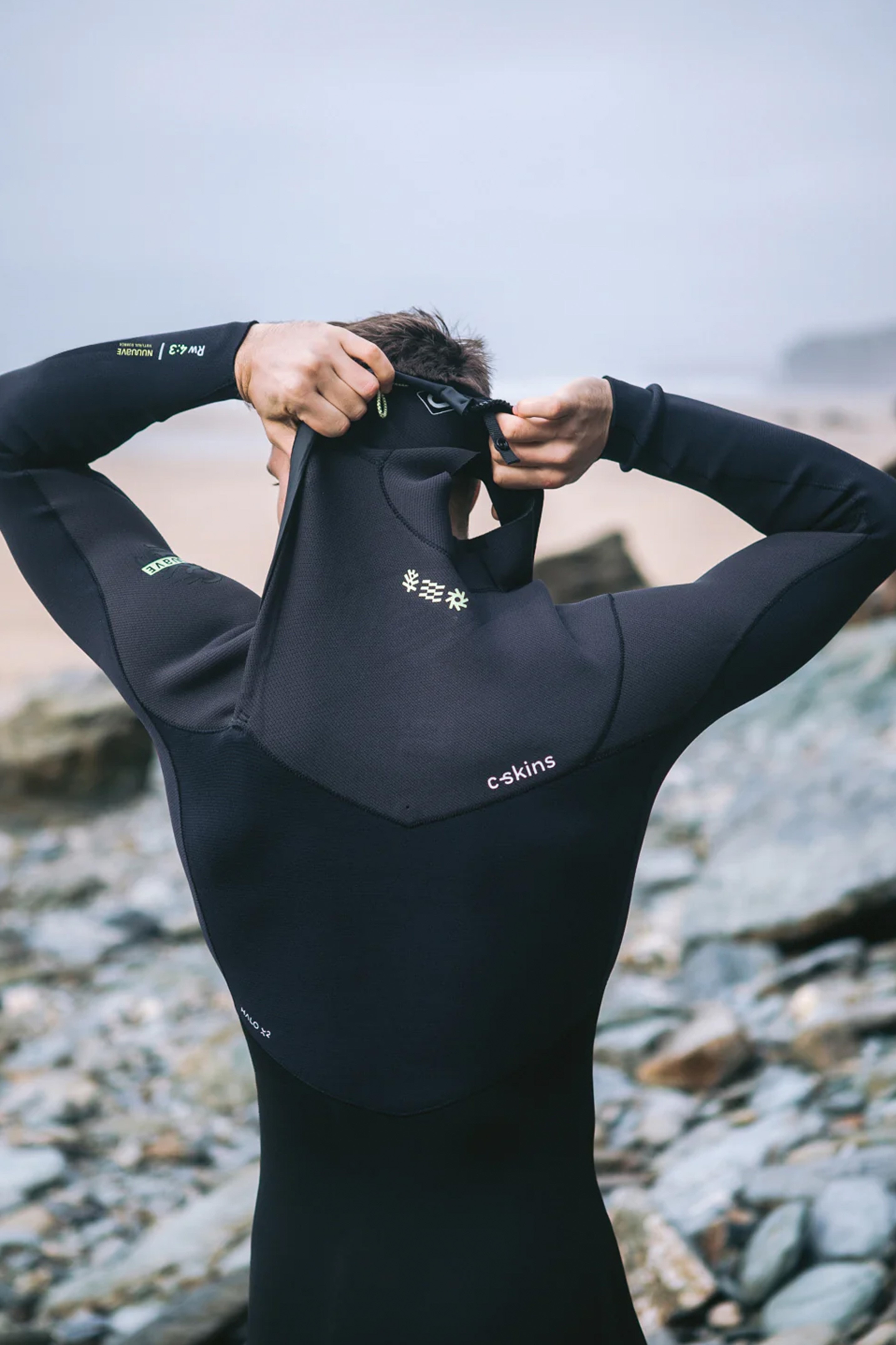 C-Skins-NuWave ReWired 4/3 Frontzip Combinaison Néoprène Homme