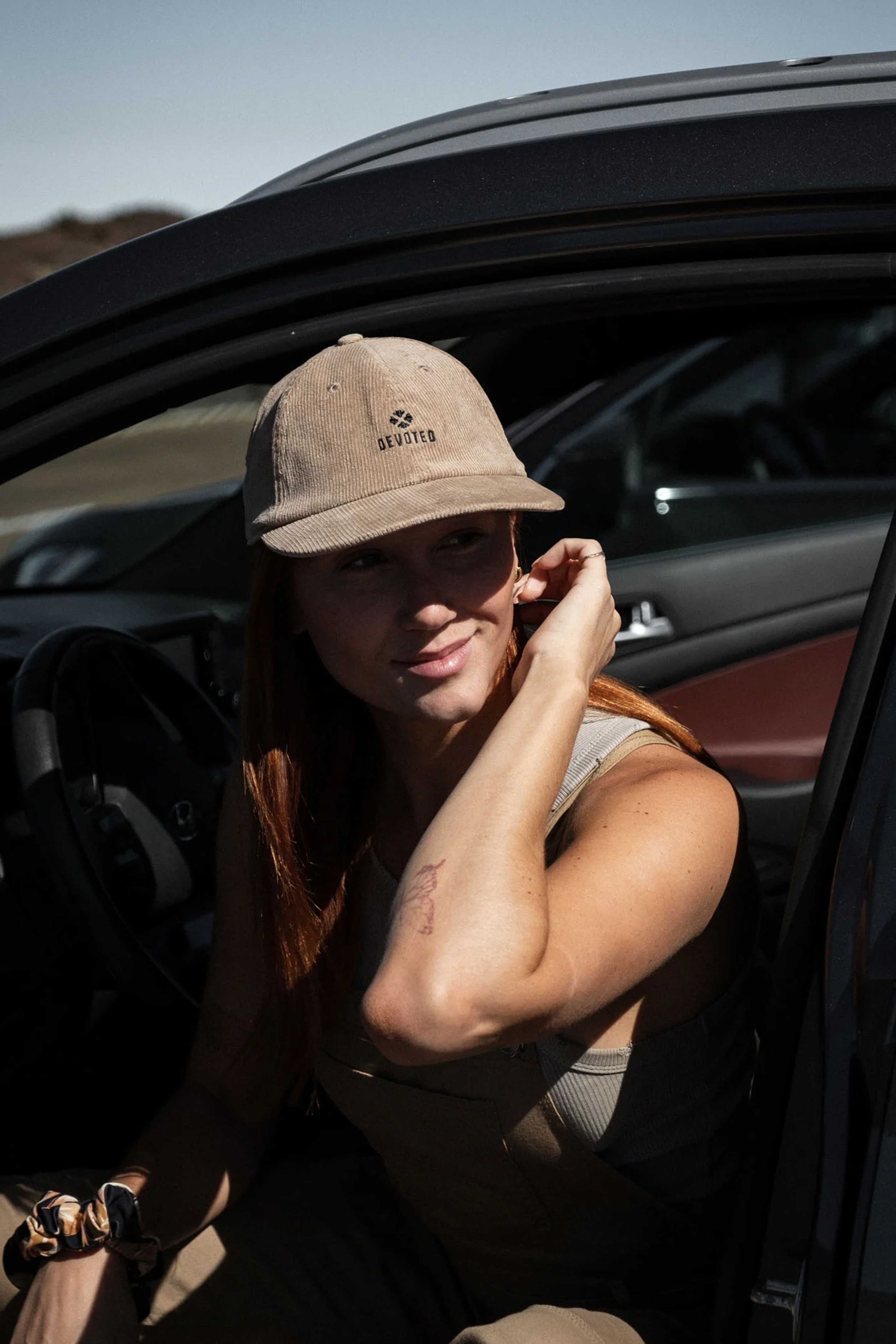 Devoted-Casquette Six Panneaux Velours Côtelé