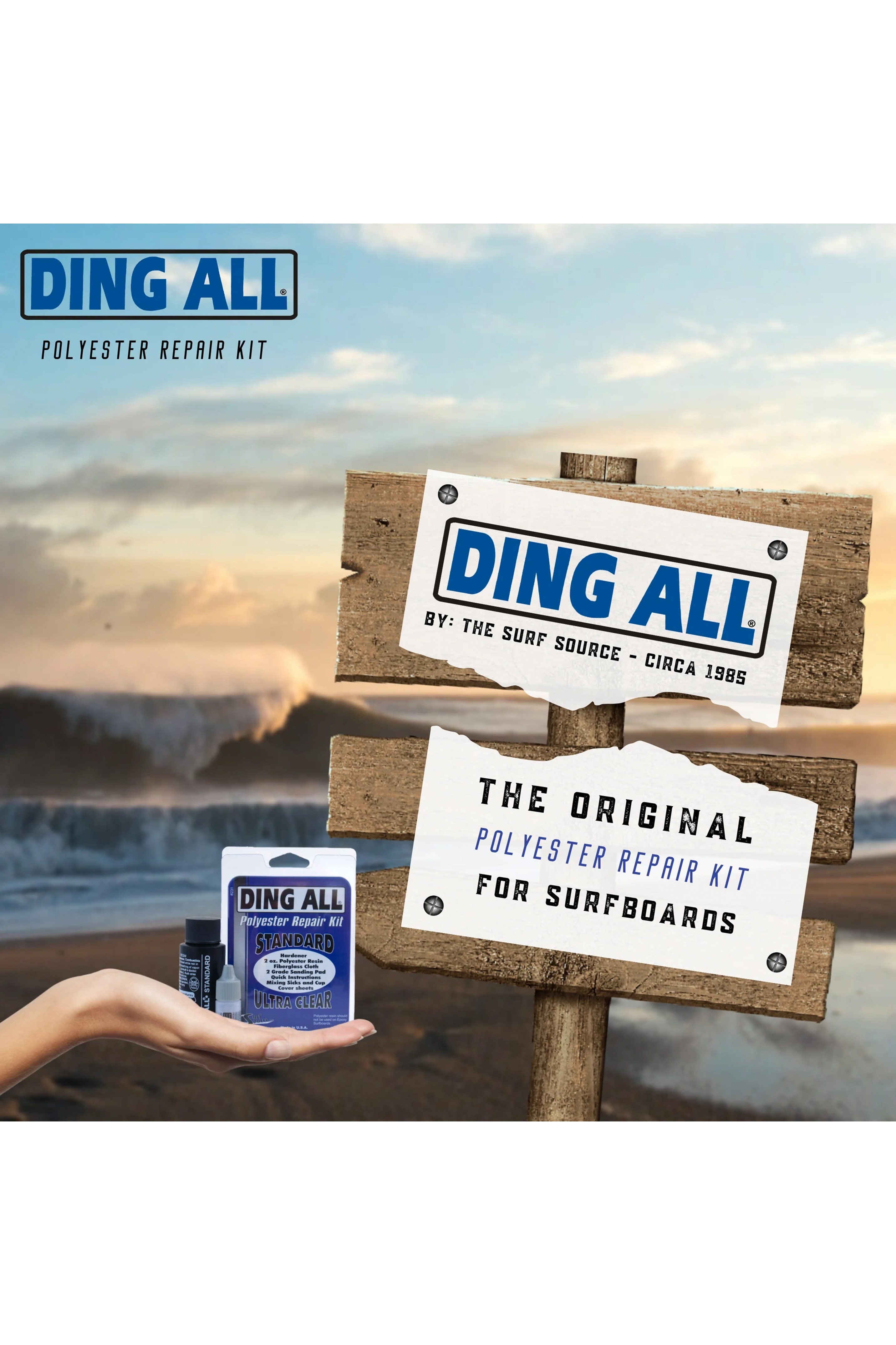 Ding All-Standard Polyester Kit Réparation