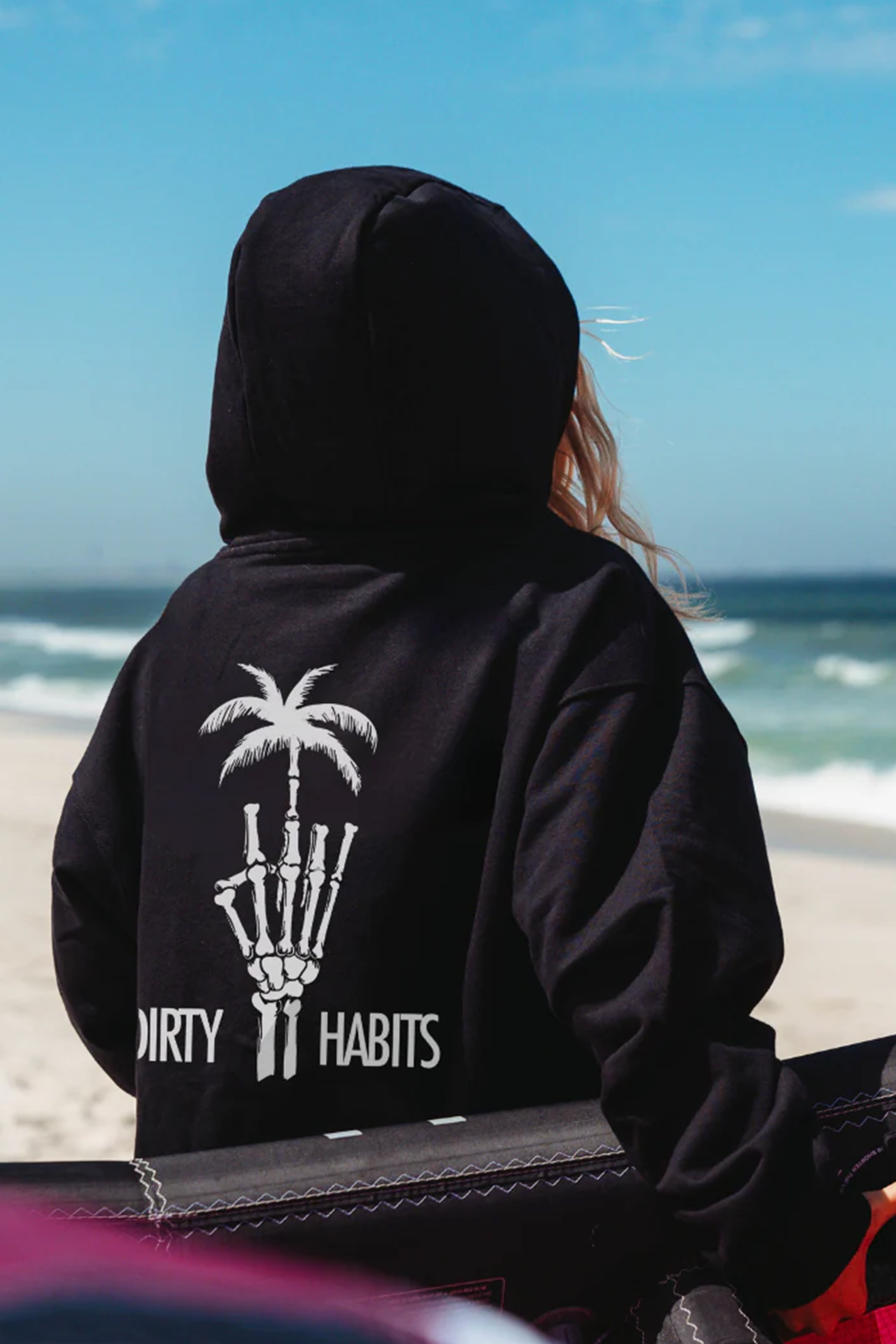 Dirty Habits-Sweat à capuche Paradise oversize