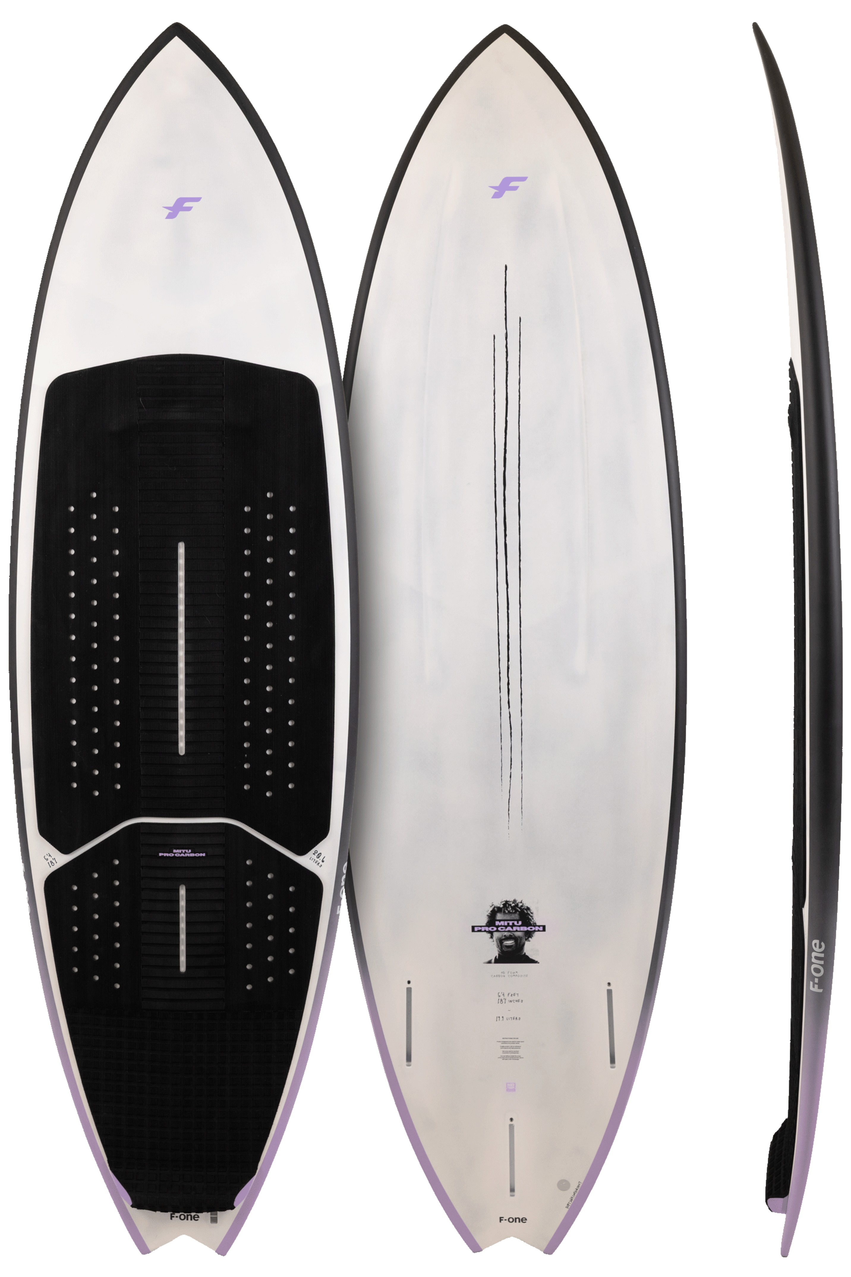 F-One-Mitu Pro Carbon 2027 Planche de Surf Directionnelle