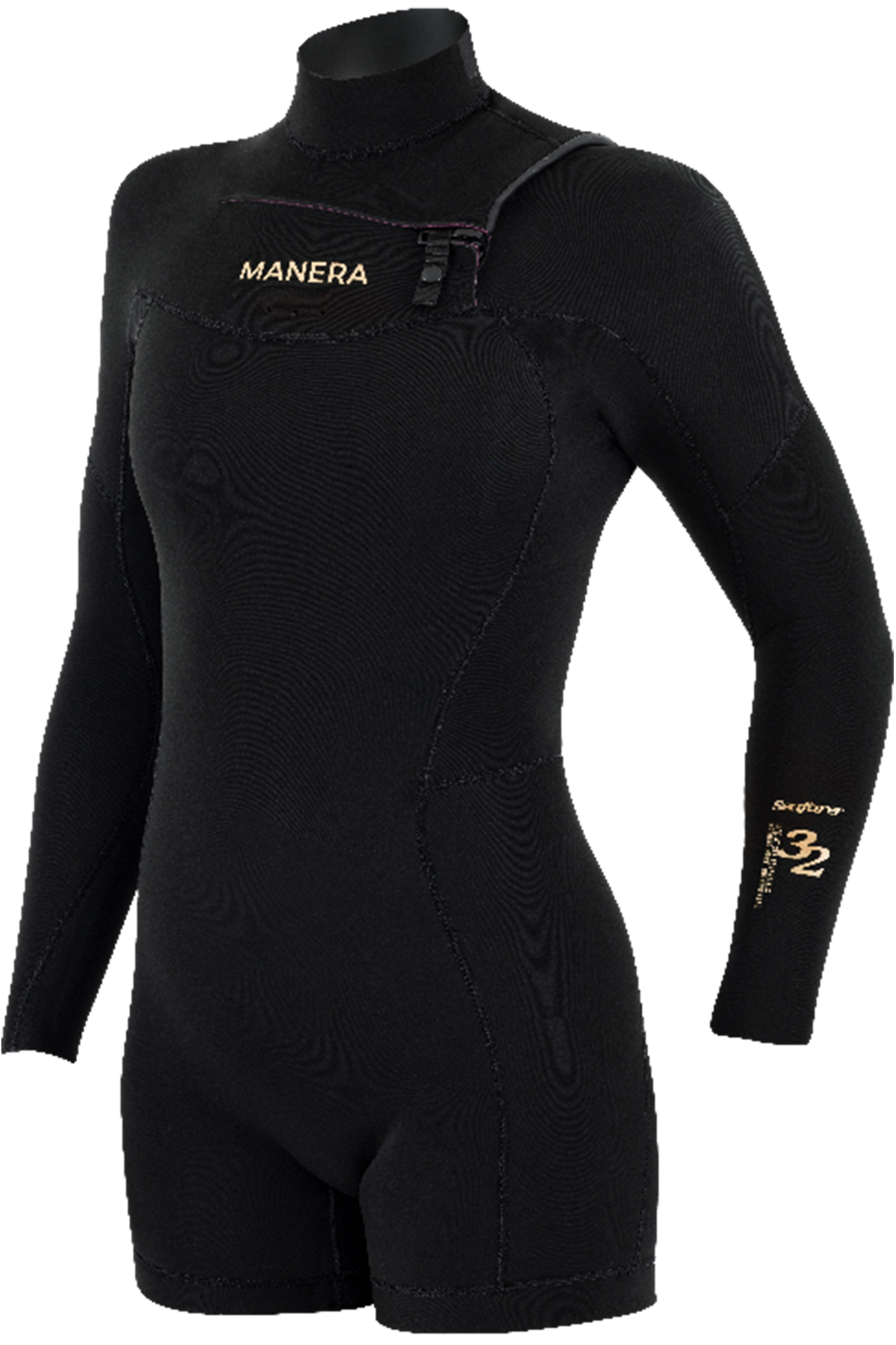 Manera-Seafarer Longarm Shorty 3/2 Femme 2025 Combinaison Néoprène