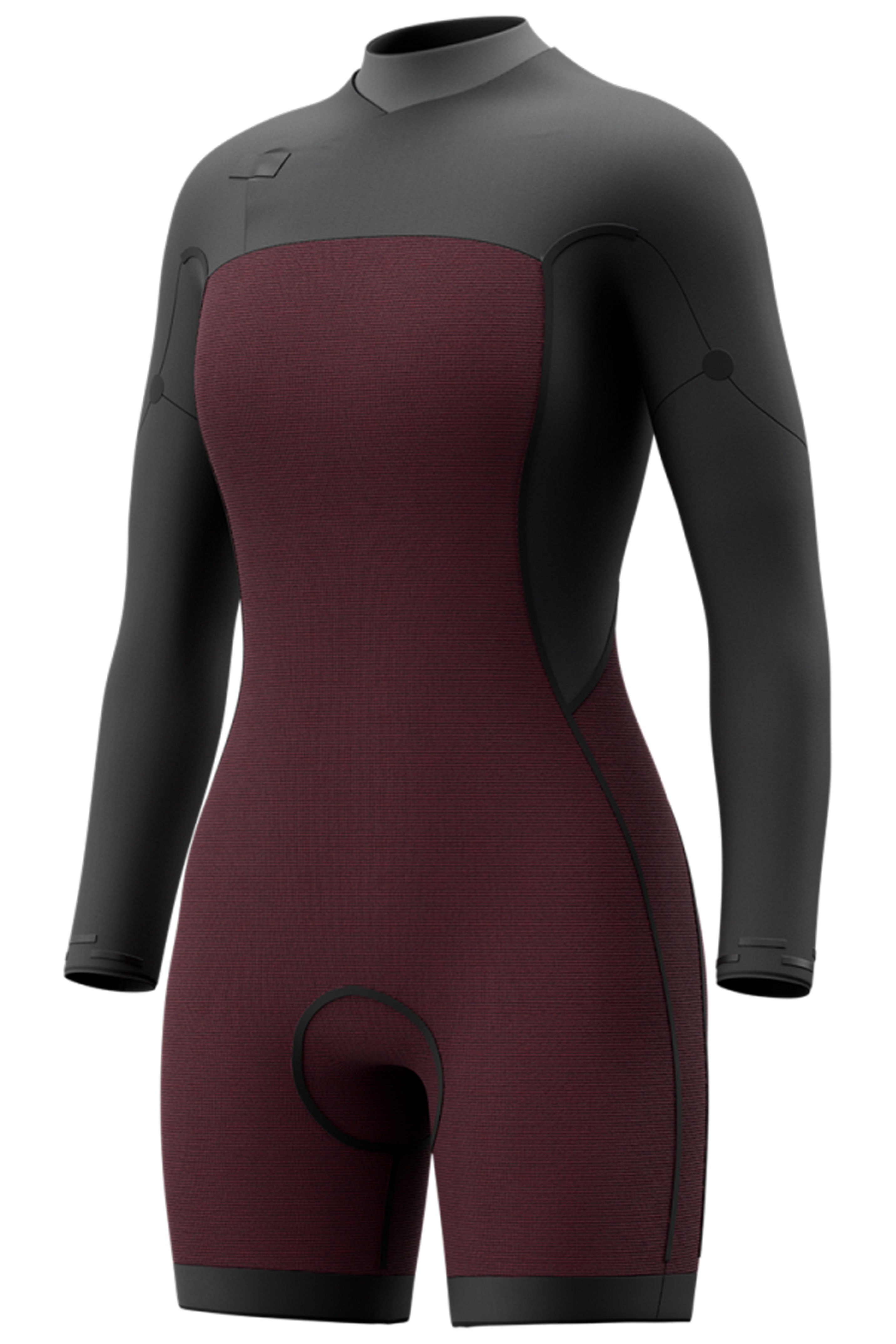 Mystic-Haven 3/2 Longarm Shorty Frontzip Femme 2027 Combinaison Néoprène Femme
