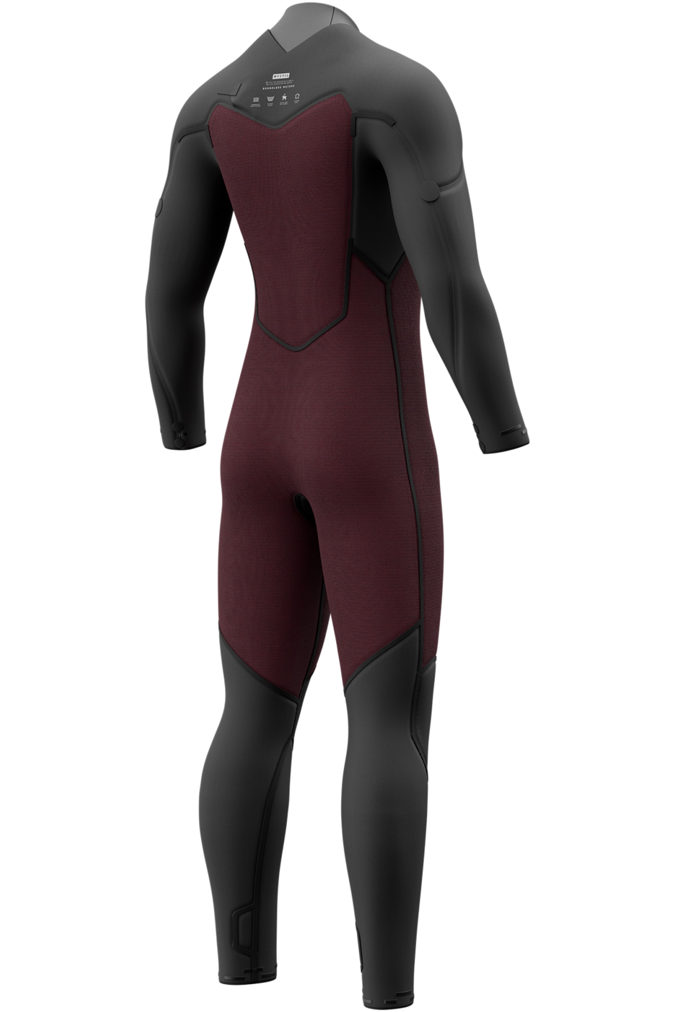 Mystic-Motion 3/2 Frontzip 2027 Combinaison Néoprène Homme
